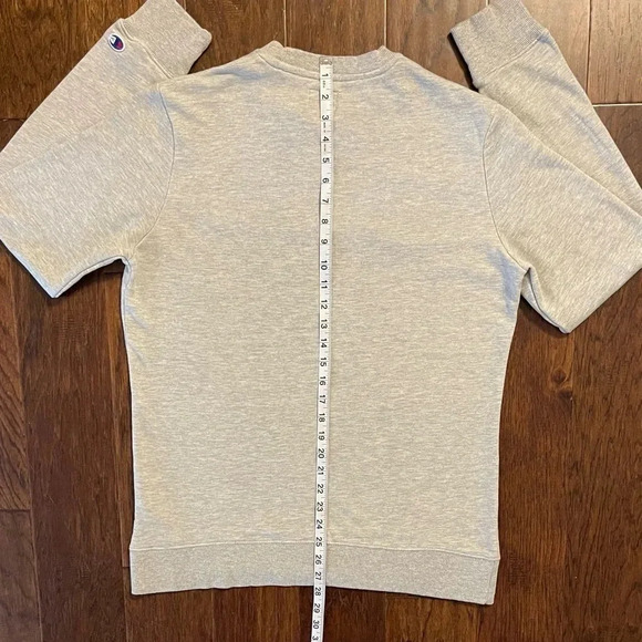 Champion Script Spell Out Pullover Crewneck Sweatshirt - Picture 7 of 8